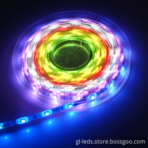 36w 150pcs 5050 RGB lEDs 5m digital LED strip